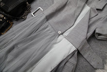 画像をギャラリービューアに読み込む, 【青山なぎさ 様ご着用】ライトグレートラッドワンピース