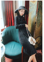 画像をギャラリービューアに読み込む, フロントボタンウエストバンドニットワンピース