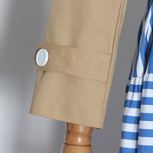 画像をギャラリービューアに読み込む, ブルーストライプ切り替えトレンチコート