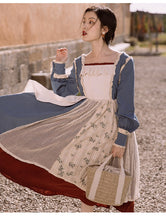 画像をギャラリービューアに読み込む, 【神宿 塩見きら 様、山田麻莉奈 様ご着用】カントリー パッチワーク フレアワンピース