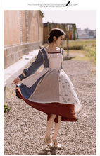 画像をギャラリービューアに読み込む, 【神宿 塩見きら 様、山田麻莉奈 様ご着用】カントリー パッチワーク フレアワンピース