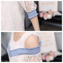 画像をギャラリービューアに読み込む, レース バイカラー オフショルタンクワンピース