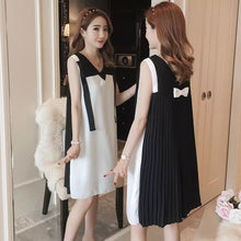 画像をギャラリービューアに読み込む, ノースリーブ プリーツ リバーシブルドレス