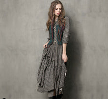 画像をギャラリービューアに読み込む, ウエストガール ロングワンピース