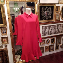 画像をギャラリービューアに読み込む, フラウンスチャーム襟付きワンピース