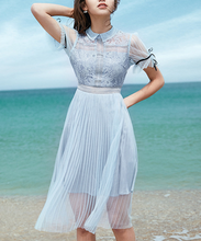 画像をギャラリービューアに読み込む, フラワーレース シースルー エレガントワンピース