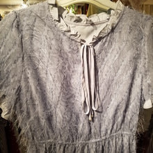 画像をギャラリービューアに読み込む, 【山田麻莉奈様 ご着用】ブルー フリル シャギーワンピース