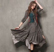 画像をギャラリービューアに読み込む, ウエストガール ロングワンピース
