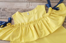 画像をギャラリービューアに読み込む, ビタミンカラー リボン オフショルワンピース