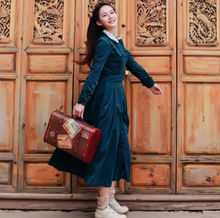 画像をギャラリービューアに読み込む, 【日向坂46 富田鈴花 様ご購入】レース丸襟ロングワンピース