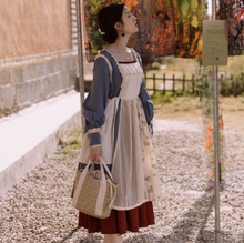 画像をギャラリービューアに読み込む, 【神宿 塩見きら 様、山田麻莉奈 様ご着用】カントリー パッチワーク フレアワンピース