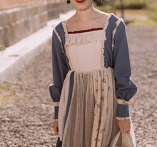 画像をギャラリービューアに読み込む, 【神宿 塩見きら 様、山田麻莉奈 様ご着用】カントリー パッチワーク フレアワンピース