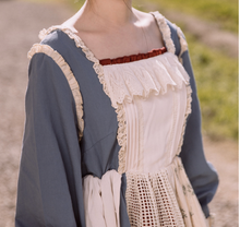 画像をギャラリービューアに読み込む, 【神宿 塩見きら 様、山田麻莉奈 様ご着用】カントリー パッチワーク フレアワンピース