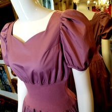 画像をギャラリービューアに読み込む, ウエストリブ パフスリーブワンピース