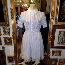 画像をギャラリービューアに読み込む, ブルーストライプ チュールワンピース