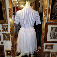 画像をギャラリービューアに読み込む, ブルーストライプ チュールワンピース