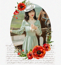 画像をギャラリービューアに読み込む, 【SUPER☆GiRLS 樋口なづな 様ご購入】グリーンクラシカルワンピース