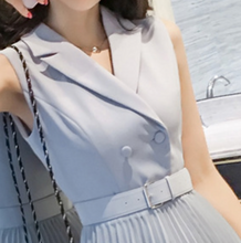 画像をギャラリービューアに読み込む, 【アンジェラ芽衣様 ご着用】ノースリーブ プリーツワンピース