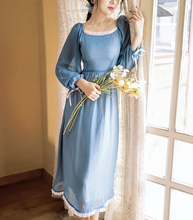 画像をギャラリービューアに読み込む, フェアリー シフォン パフスリーブ ワンピース