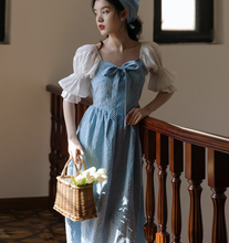 画像をギャラリービューアに読み込む, 【神宿 塩見きら 様ご着用】パフスリーブ ギンガムチェックワンピース