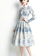 画像をギャラリービューアに読み込む, プリント柄ワンピース