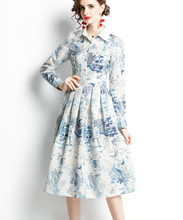 画像をギャラリービューアに読み込む, プリント柄ワンピース