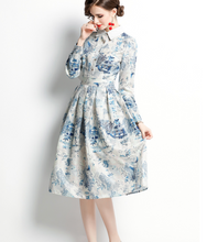 画像をギャラリービューアに読み込む, プリント柄ワンピース