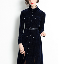 画像をギャラリービューアに読み込む, ネイビースリットワンピース