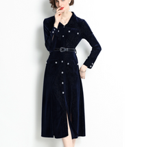 画像をギャラリービューアに読み込む, ネイビースリットワンピース