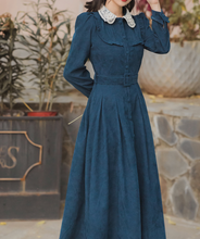 画像をギャラリービューアに読み込む, 【日向坂46 富田鈴花 様ご購入】レース丸襟ロングワンピース