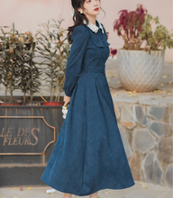 画像をギャラリービューアに読み込む, 【日向坂46 富田鈴花 様ご購入】レース丸襟ロングワンピース