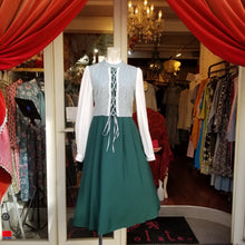 画像をギャラリービューアに読み込む, クロスリボン グリーンチェックワンピース