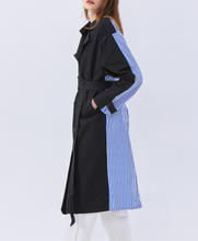 画像をギャラリービューアに読み込む, バイカラーストライプコート