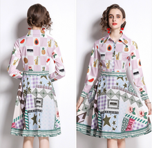 画像をギャラリービューアに読み込む, レトロポップデザインワンピース