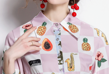 画像をギャラリービューアに読み込む, レトロポップデザインワンピース