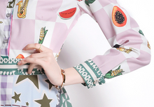 画像をギャラリービューアに読み込む, レトロポップデザインワンピース