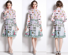 画像をギャラリービューアに読み込む, レトロポップデザインワンピース