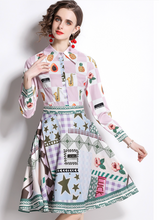 画像をギャラリービューアに読み込む, レトロポップデザインワンピース