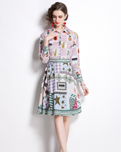 画像をギャラリービューアに読み込む, レトロポップデザインワンピース