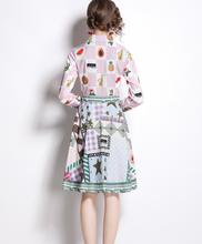 画像をギャラリービューアに読み込む, レトロポップデザインワンピース