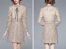 画像をギャラリービューアに読み込む, 【神宿 塩見きら 様ご着用】エクリュレースフリルワンピース