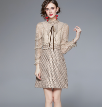 画像をギャラリービューアに読み込む, 【神宿 塩見きら 様ご着用】エクリュレースフリルワンピース