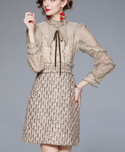 画像をギャラリービューアに読み込む, 【神宿 塩見きら 様ご着用】エクリュレースフリルワンピース