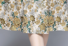 画像をギャラリービューアに読み込む, 【日笠陽子様 ご着用】ノースリーブ花柄Aラインワンピース