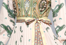 画像をギャラリービューアに読み込む, 【小清水亜美様 ご着用】エスニックオーナメント柄ワンピース