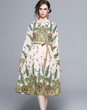 画像をギャラリービューアに読み込む, 【小清水亜美様 ご着用】エスニックオーナメント柄ワンピース