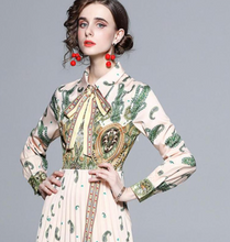 画像をギャラリービューアに読み込む, 【小清水亜美様 ご着用】エスニックオーナメント柄ワンピース