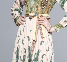 画像をギャラリービューアに読み込む, 【小清水亜美様 ご着用】エスニックオーナメント柄ワンピース