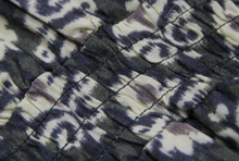 画像をギャラリービューアに読み込む, ダークグリーン切り替えオーナメント柄ワンピース