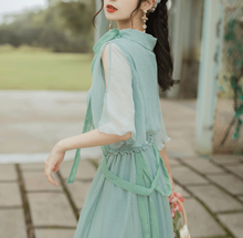 画像をギャラリービューアに読み込む, 【原奈津子様、夏目莉來様 ご着用、SUPER☆GiRLS 樋口なづな 様ご購入】グリーン フェアリー シフォンワンピース